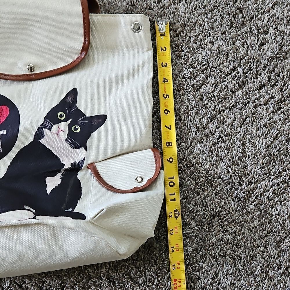 NWOT Backpack With Kitty Cat and Heart - Picture 7 of 8
